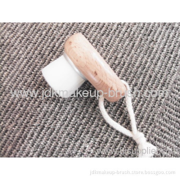 Nylon Hair Face Cleaning Brush With Wooden Handle 